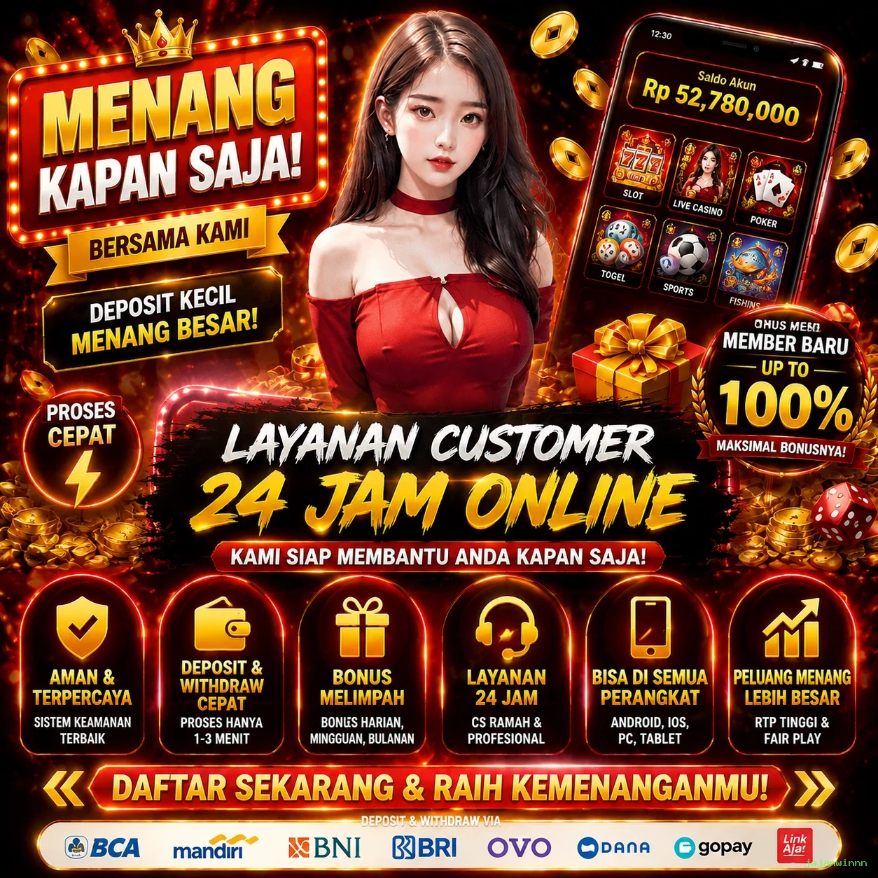 Cara Mendaftar dan Verifikasi Akun di jajanwinnn